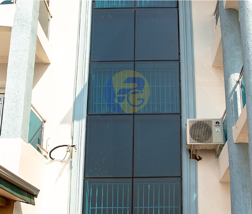 Modern Double Row Tinted Wall Curtains Frame